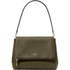 image:imagekate spade new york Womens Leila Pebbled Leather Medium Flap Shoulder BagSeaweed