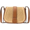 image:imagekate spade new york Womens Nouveau Textured Leather Mini Saddle CrossbodyCavern Clay Straw
