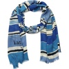 image:imagekate spade new york Womens Ocean Stripe Viscose Oblong Scarf Stylish amp Lightweight Fashion AccessoryBlue Multi