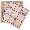 image:imagekate spade new york Wooden Sudoku Board Game with 120 Puzzles for Adults 9 x 9 Coffee Table Game with Wooden Tiles Number Puzzles Easy Moderate and Hard Sip amp Solve