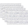 image:imagekate spade new york in The Loop Placemats 4Pack Set Reversible 100 Cotton Machine Washable BlackBeige 13x19CreamNavy Blue