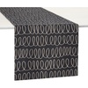 image:imagekate spade new york in The Loop amp Joy Dot Reversible Table Runner 100 Cotton Machine Washable CreamNavy Blue 15x72BlackBeige