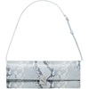 Snake Embossed Pale Sapphirine