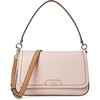 image:imagekate spade new york womens Hudson Pebbled Leather Flap Shoulder BagColorblocked Rose Smoke Multi