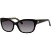 image:imagekate spade new york womens JohannaS Rectangular Rectangular SunglassesBlack Gold Glitter