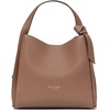 image:imagekate spade new york womens Knott Pebbled Leather Medium Crossbody ToteWarm Acorn