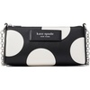image:imagekate spade new york womens Label Smooth Leather PochetteBlack Multi