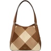 image:imagekate spade new york womens Leila Patchwork Suede Medium Triple Compartment ShoulderWarm Gingerbread Multi