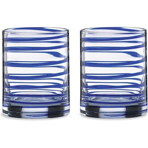 image:imageKate Spade New York Charlotte Street 2Piece Dof Glass Set 185 LB BlueDouble Old Fashioned Glasses
