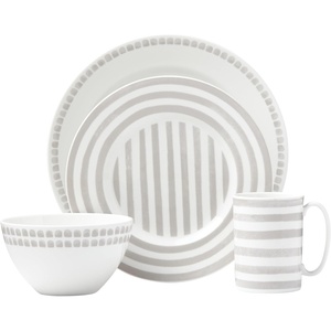 image:imageKate Spade New York Charlotte Street North Accent Plate 090 LB TaupeGreyTaupe  Grey