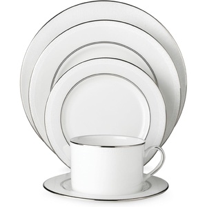 image:imageKate Spade New York Cypress Point Accent Plate 105 LB White5Piece Place Setting