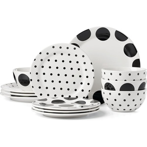 image:imageKate Spade New York Dot 12Piece Dinnerware Set 1984 White12Piece Dinnerware Set