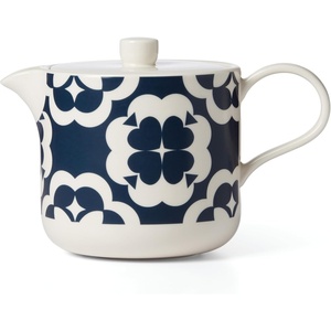 image:imageKate Spade New York Elegant Geo Crock with Wood Utensils one size BlueTeapot
