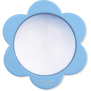image:imageKate Spade New York Handheld Blue Flower Shaped Decorative Magnifying Glass for Desktop Reading Flower