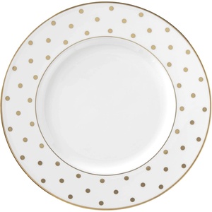 image:imageKate Spade New York Larabee Road Gold Saucer 040 LB WhiteAccent Plate  Gold