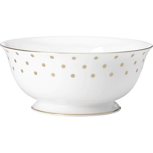 image:imageKate Spade New York Larabee Road Gold Saucer 040 LB WhiteServing Bowl