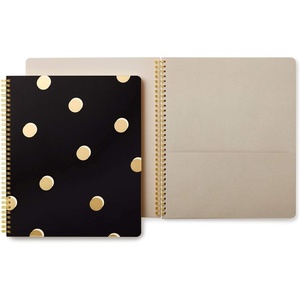 image:imageKate Spade New York Large Spiral Notebook with 160 College Ruled Pages Scatter Dot