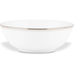 image:imageKate Spade New York Library Lane Platinum Salad Plate 070 LB WhiteCup
