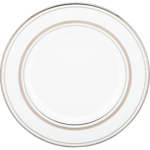 image:imageKate Spade New York Library Lane Platinum Salad Plate 070 LB WhiteOval Platter