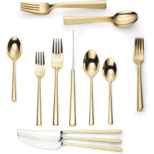 image:imageKate Spade New York Malmo Satin 20Piece Flatware Set 475 LB Metallic20Piece Flatware Set  Gold