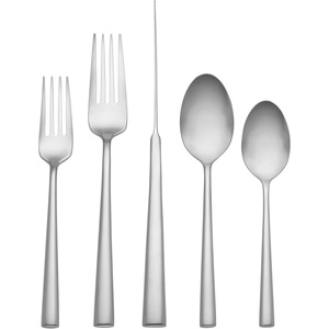 image:imageKate Spade New York Malmo Satin 20Piece Flatware Set 475 LB Metallic5Piece Place Setting  Satin
