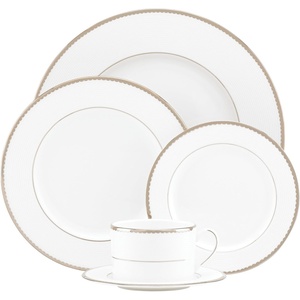 image:imageKate Spade New York Sugar Pointe Cup 040 LB White5Piece Place Setting