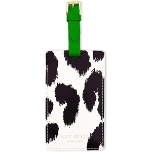 image:imageKate Spade New York Vegan Leather Luggage Tag for Women Durable Suitcase ID Tag Enchanted StripeModern Leopard