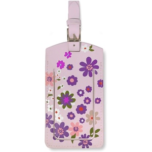 image:imageKate Spade New York Vegan Leather Luggage Tag for Women Durable Suitcase ID Tag Enchanted StripePacific Petals