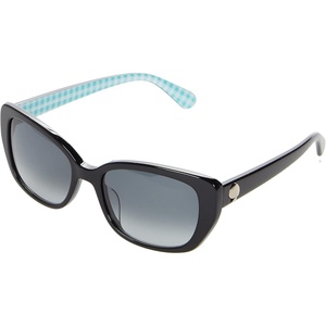 image:imageKate Spade New York Womens KenzieGS Rectangular SunglassesBlackGreen