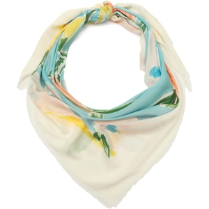 image:imageKate Spade Womens Spring Roses Large Silk Square Scarf Stylish Fashion Accessory for Women