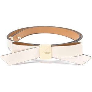 image:imagekate spade new york 1 Inch deco bow beltCream