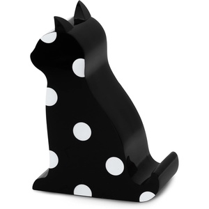 image:imagekate spade new york Acrylic Cell Phone Stand Novelty Phone Holder for Desk Black Cat Picture DotCat