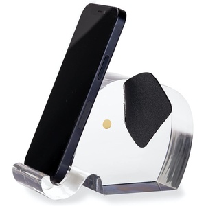 image:imagekate spade new york Acrylic Cell Phone Stand Novelty Phone Holder for Desk Black Cat Picture DotElephant
