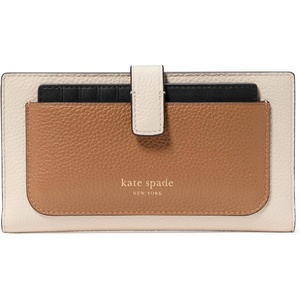 image:imagekate spade new york Ava Pebbled Leather 2 in 1 Bifold WalletColorblocked Parchment Multi