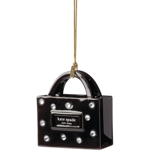 image:imagekate spade new york Be Jolly KSNY Signature Shopping Bag Ornament Christmas OrnamentHandbag