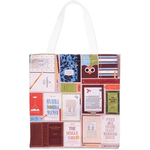 image:imagekate spade new york Canvas Tote Bag for Women Cute Tote Bag for Work or Teacher Canvas Beach Bag Book Tote with PocketBook Club