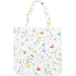 image:imagekate spade new york Canvas Tote Bag for Women Cute Tote Bag for Work or Teacher Canvas Beach Bag Book Tote with PocketJoyful Garden