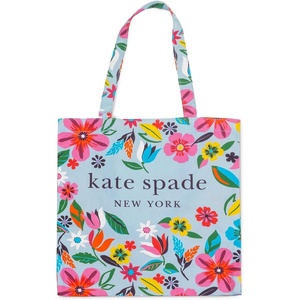 image:imagekate spade new york Canvas Tote Bag for Women Cute Tote Bag for Work or Teacher Canvas Beach Bag Book Tote with PocketSafari Floral