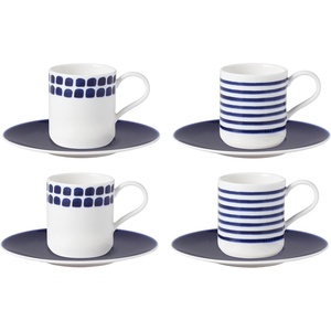 image:imagekate spade new york Charlotte Street Teapot BlueEspresso Cups  Set of 4