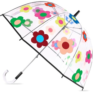 image:imagekate spade new york Clear Umbrella for Rain Large Bubble Umbrella for Adults with Floral DesignGingham Garden