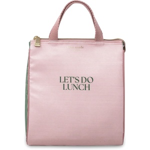 image:imagekate spade new york Cute Lunch Bag for Women Large Capacity Lunch Tote Adult Lunch Box with Silver Thermal Insulated Interior Lining and Storage Pocket Lets Do Lunch