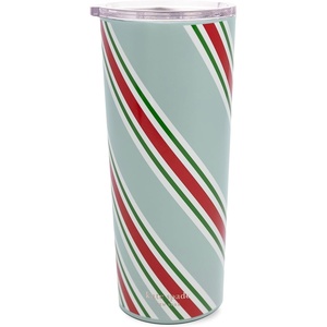 image:imagekate spade new york Cute Stainless Steel Mug 24 Ounce Travel Tumbler Double Wall Insulated Cup with Lid Luna Stripe