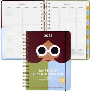 image:imagekate spade new york Daily Planner 2026 Large Agenda JanuaryDecember 2026 Hardcover Weekly and Monthly Spiral Planner with Stickers Book Club