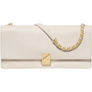 image:imagekate spade new york Deco Glazed Leather Soft Shoulder BagCashew Milk