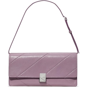 image:imagekate spade new york Deco Glazed Leather Soft Shoulder BagGlazed Market Purple
