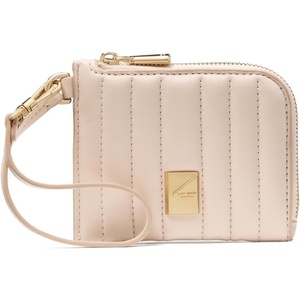 image:imagekate spade new york Deco Quilted Leather Coin Card case WristletMilk Glass