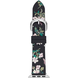 image:imagekate spade new york Designer Interchangeable Leather or Nylon Band Compatible with Your 384041mm andor 42444549mm Apple Watch Series 987654321SE andor Ultra Series 12Black Floral