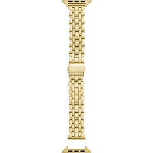 image:imagekate spade new york Designer Interchangeable Stainless Steel Band Compatible with Your 384041mm Apple Watch Series 987654321SEGold