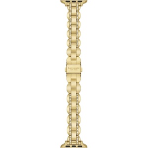 image:imagekate spade new york Designer Interchangeable Stainless Steel Band Compatible with Your 384041mm Apple Watch Series 987654321SEGold Tone