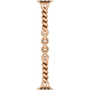 image:imagekate spade new york Designer Interchangeable Stainless Steel Band Compatible with Your 384041mm Apple Watch Series 987654321SERose Gold Twist